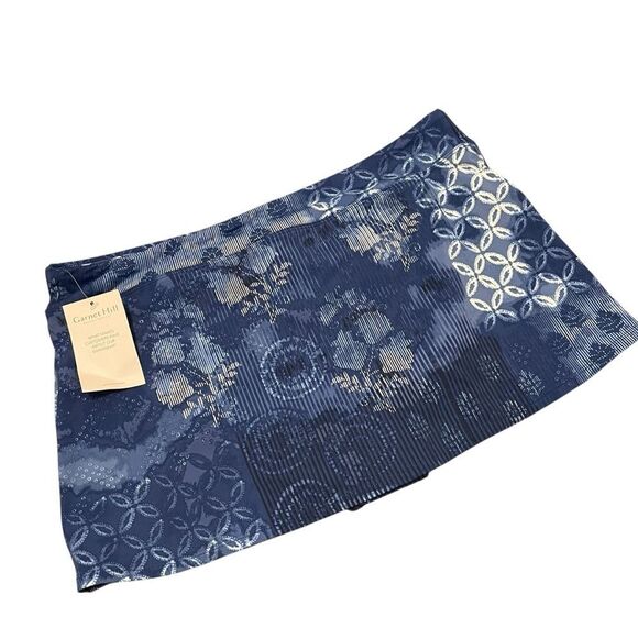Garnet Hill Swim Skort Indigo Blue Size 16 NWT - Picture 4 of 5
